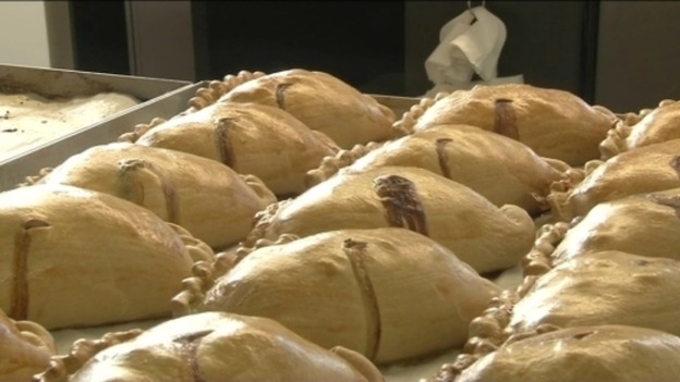 tray of Cornish pasties