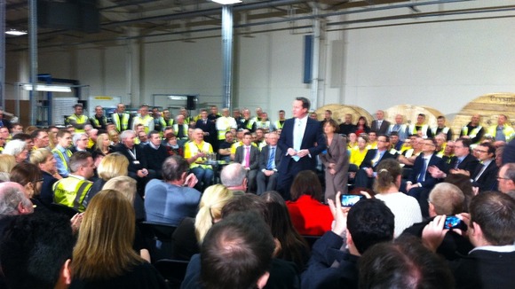 Prime Minister Cameron at Prysmian