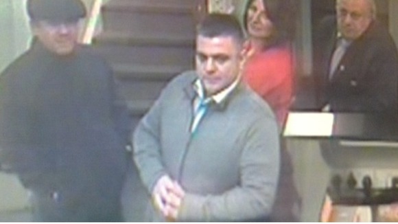A CCTV image of the diners who left without paying the £520 bill