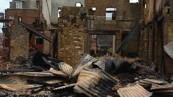 The House of Reeves the morning after the riots