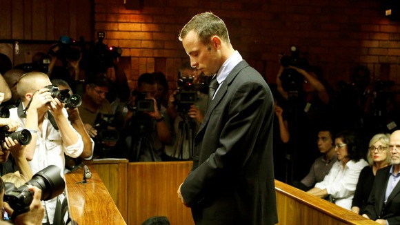 Oscar Pistorius in court today