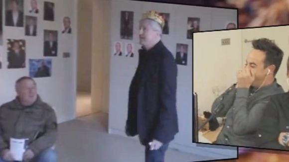 The X Factor judge also had to wear a gold crown and boast that “I’m the King of Pop”