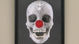 The diamond-encrusted skull will be on show at the Tate Modern.