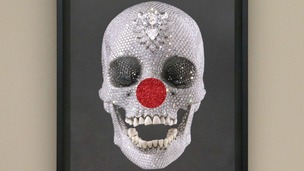 The diamond-encrusted skull will be on show at the Tate Modern.
