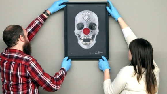 One of Damien Hirst's 50 limited edition prints.