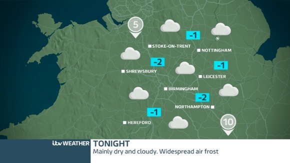 Saturday night weather