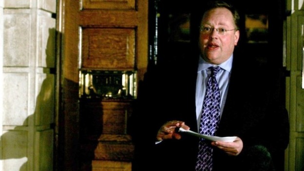 The then Lib Dem chief executive Lord Rennard pictured outside his party headquarters in 2006