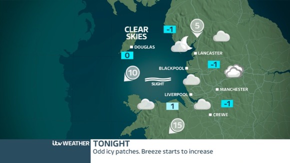 Sunday night's weather