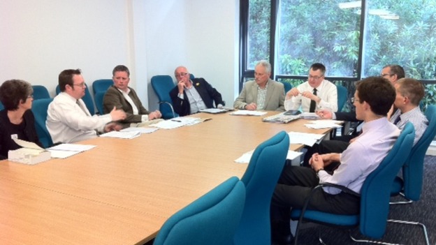 meeting of the pasty industry in Truro