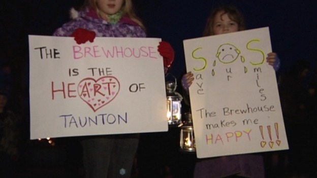 A candlelit vigil was held at the theatre when the closure was announced.