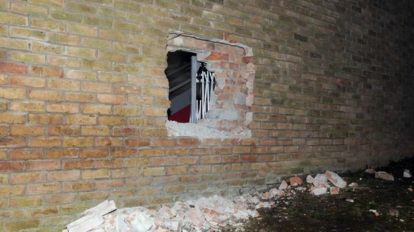 The scene of the robbery at Durham's Oriental Museum.