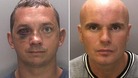 Adrian Stanton (left) and Lee Wildman, who police have named in connection with the robbery at Durham University's Oriental Museum.
