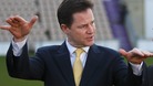 Deputy Prime Minister and Liberal Democrat Party Leader Nick Clegg
