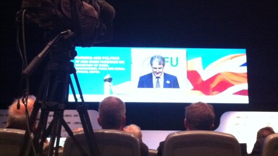 Owen Paterson MP at NFU conference 