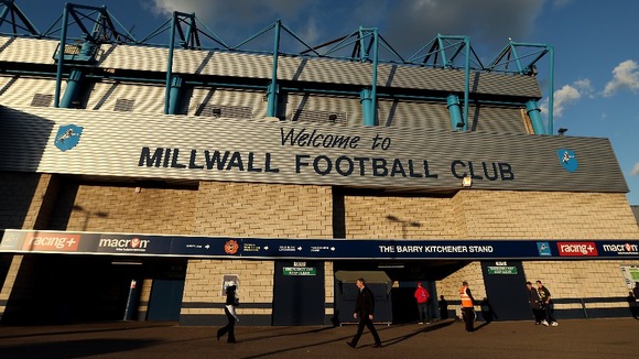A general view of The Den, home of Millwall Football Club.