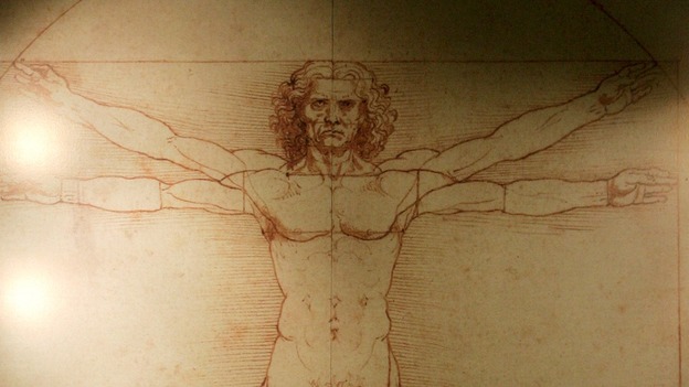 Leonardo da Vinci's 'Vitruvian Man' is based on the correlation of ideal human proportions - the ideal astronaut?