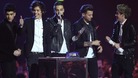 One Direction picking up the Global Success Awards at the Brits .
