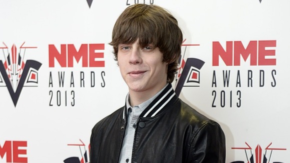 Jake Bugg arriving for the 2013 NME Awards.