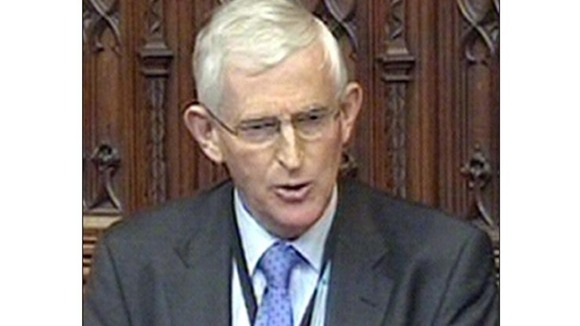 Liberal Democrat peer Lord Stoneham speaking in the House of Lords