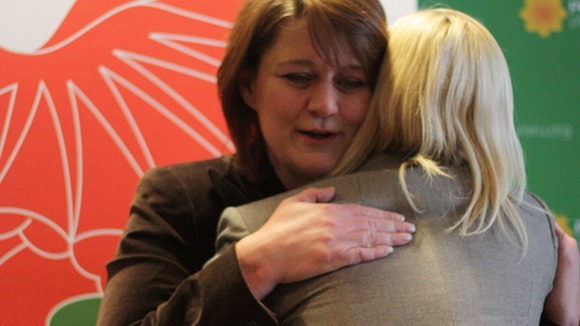 Leanne Wood after being elected leader March 15th 2012