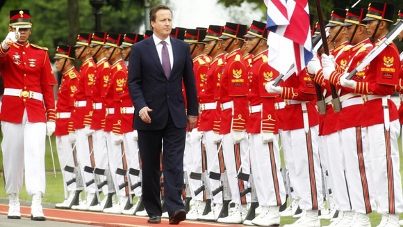 David Cameron in Indonesia