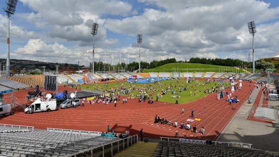 The Don Valley stadium in Sheffied was opened in 1991