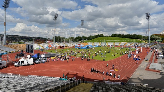 The Don Valley stadium in Sheffied was opened in 1991