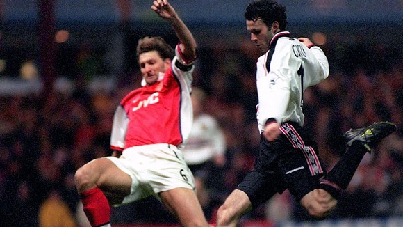 April 1999. The goal that defined his career. United vs Arsenal FA cup semi final.