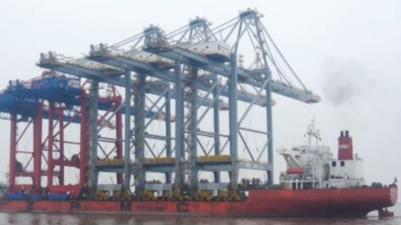 Three cranes