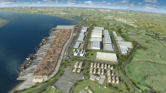 Artist's impression of the completed London Gateway