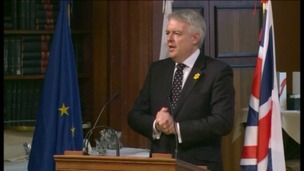 Carwyn Jones FM in Brussels