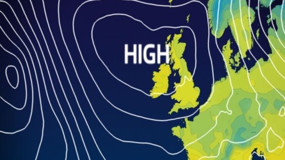 High pressure is keeping it fairly settled