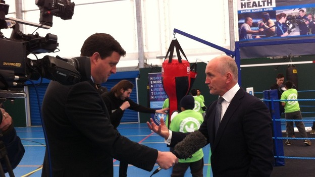 Piers Hopkirk and Barry McGuigan