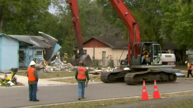 It's not clear if neighbours will be allowed to return to their homes