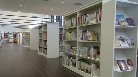 Inside the library