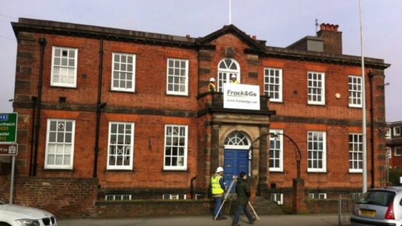 George Osborne's constituency office is being occupied by anti-fracking campaigners.