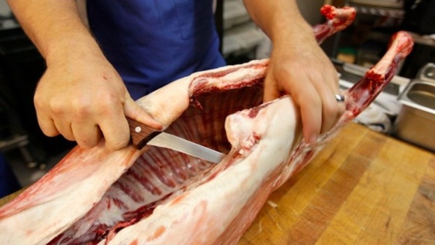 Meat processing plant
