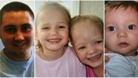 Reece Smith, 19, four-year-old twins Holly and Ella Smith, and two-year-old Jordan Smith