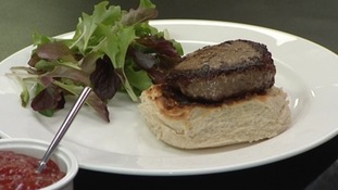 Horse meat burger