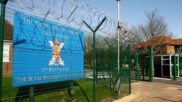 Howe Barracks in Canterbury, one of the bases facing closure