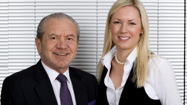 Stella English and Lord Sugar