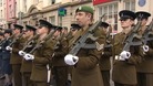 14th Signal Regiment marching through Haverfordwest