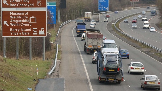 M4 near Cardiff