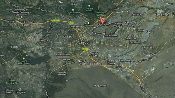 The Eastleigh district of Nairobi, Kenya