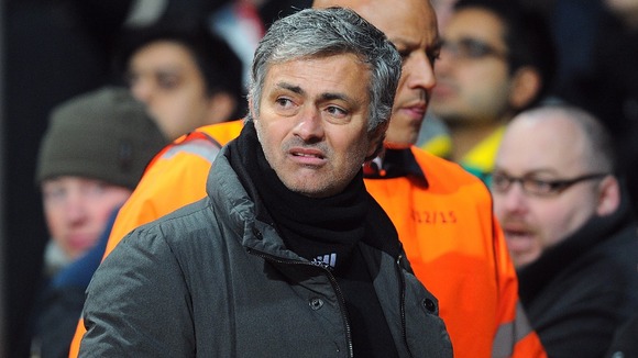 Real Madrid's manager Jose Mourinho