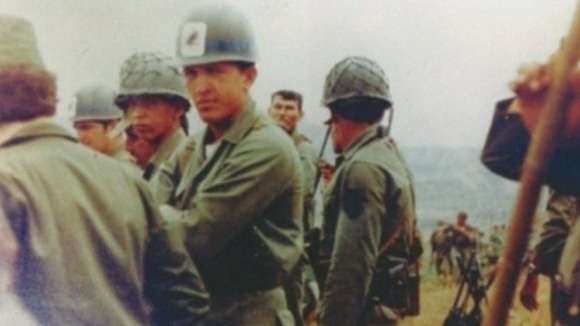 Hugo Chavez during his years in the army