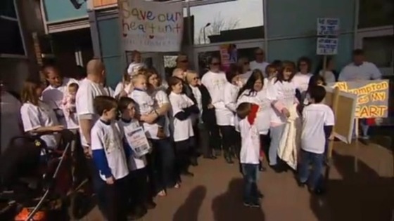 Southampton heart protest