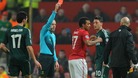 Nani being sent off