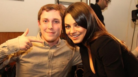 Chris Stark was nervous about actress Mila Kunis