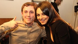 Chris Stark was nervous about actress Mila Kunis